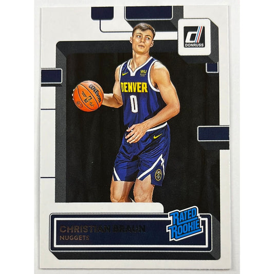 2022-23 Donruss Christian Braun Rated Rookie | Local Legends Cards & Collectibles
