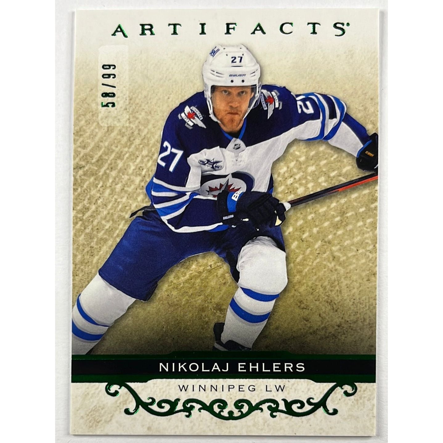 2021-22 Artifacts Nikolaj Ehlers Emerald /99