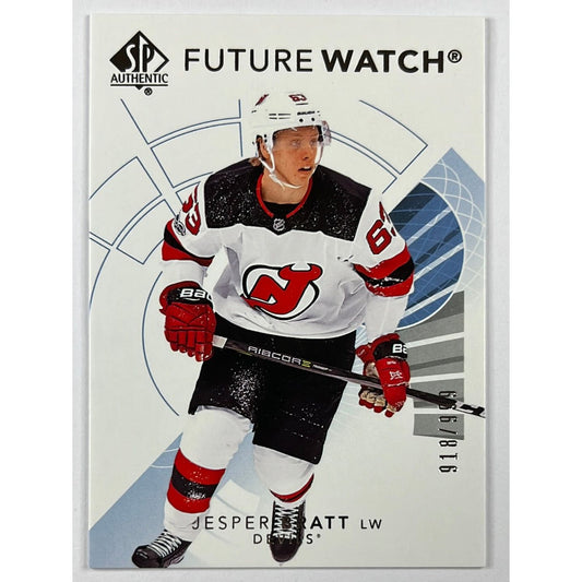 2017-18 SP Authentic Jesper Bratt Future Watch /999 | Local Legends Cards & Collectibles