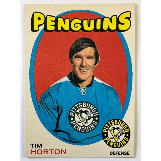 1971-72 O-Pee-Chee Tim Horton #186 | Local Legends Cards & Collectibles