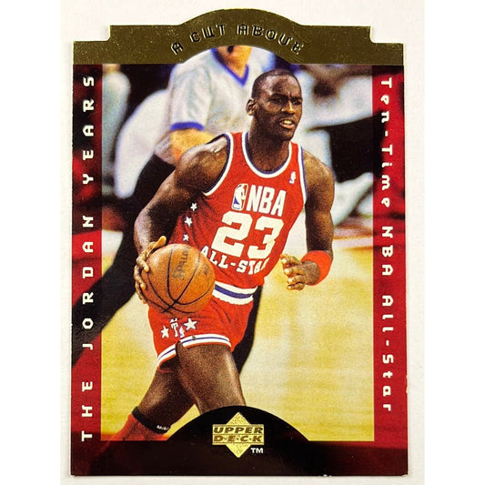1996-97 Upper Deck Michael Jordan A Cut Above Die Cut Ten-Time NBA All-Star