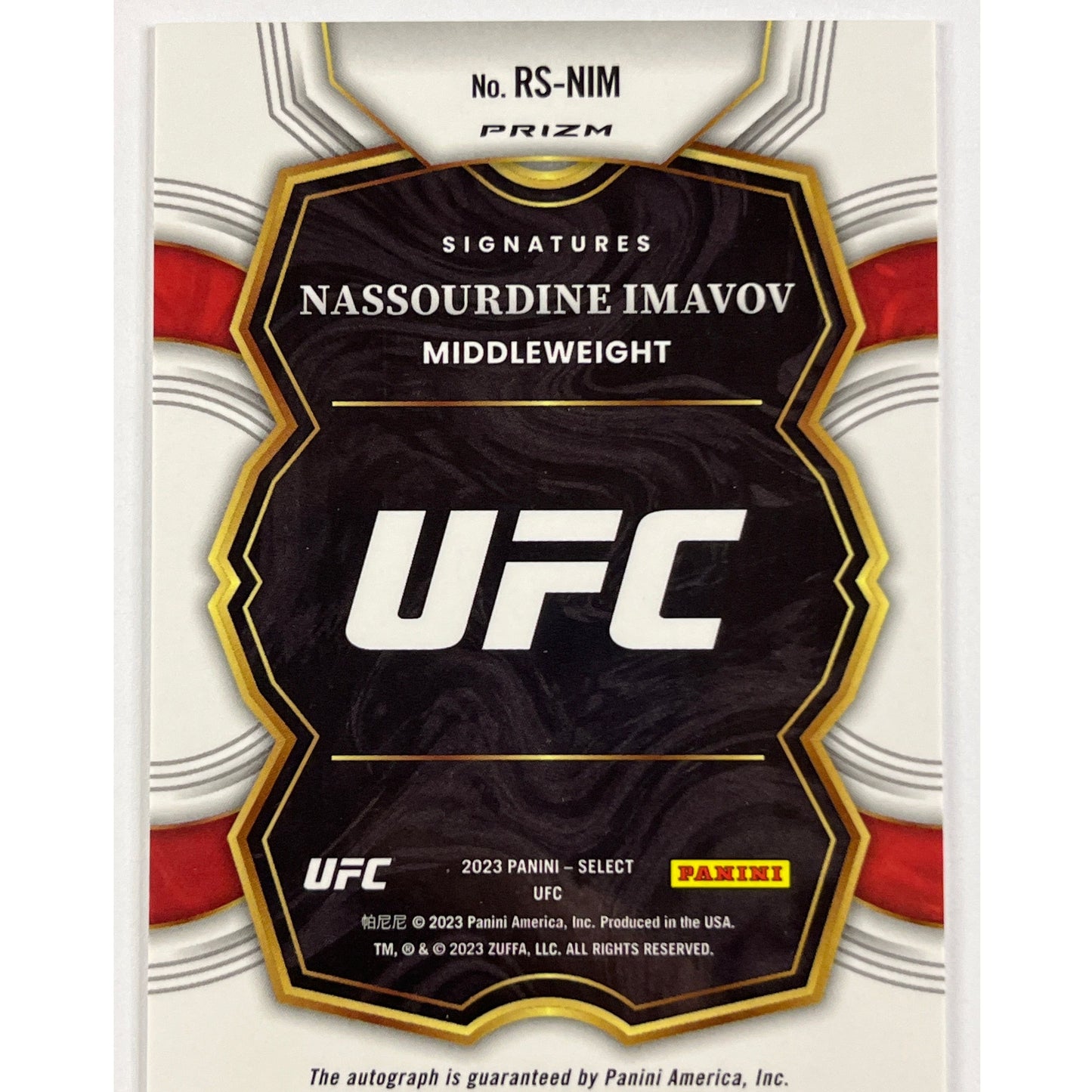 2023 Select Nassourdine Imavov Flash Prizm RC Auto