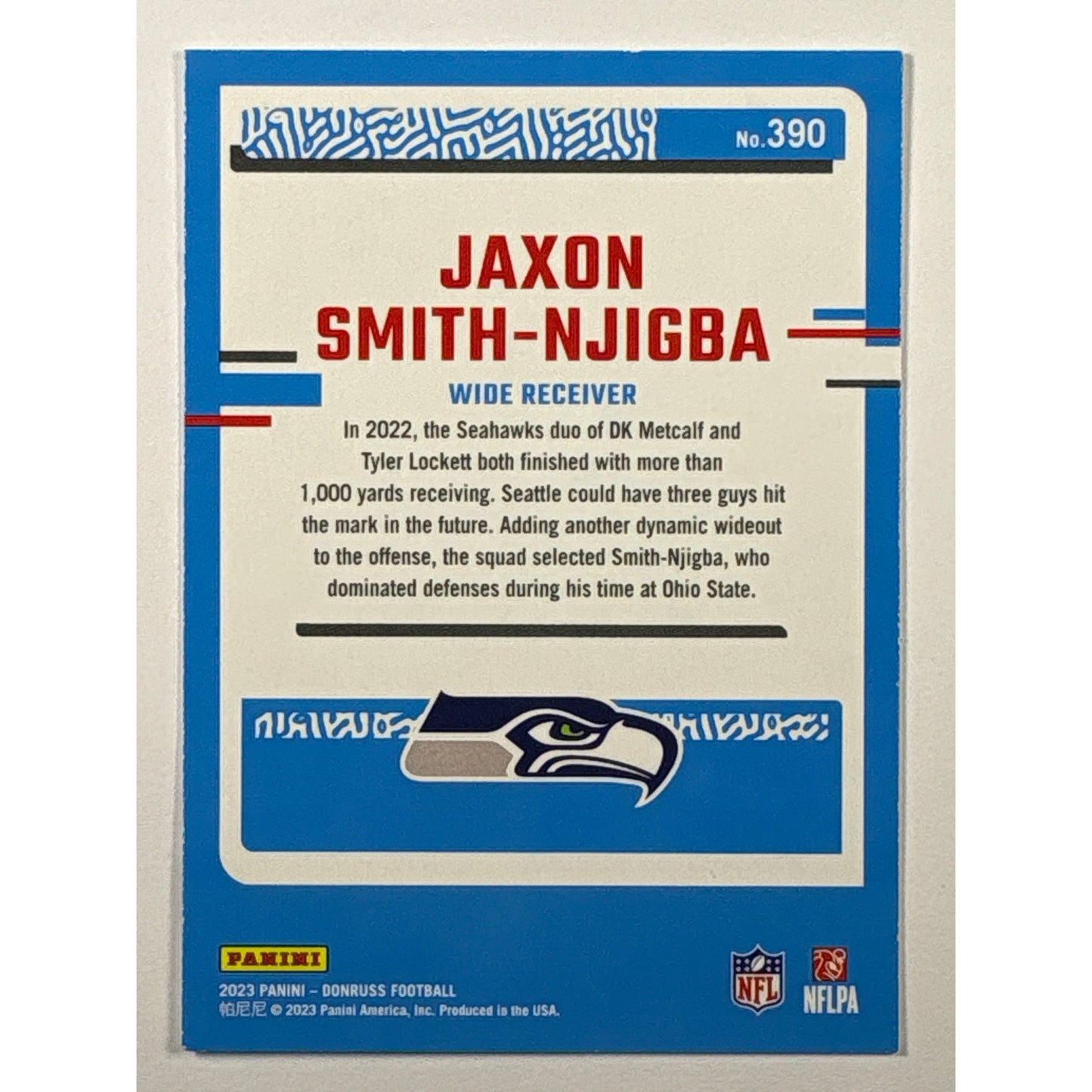 2023 Donruss Jaxon Smith-Njigba Rated Rookie