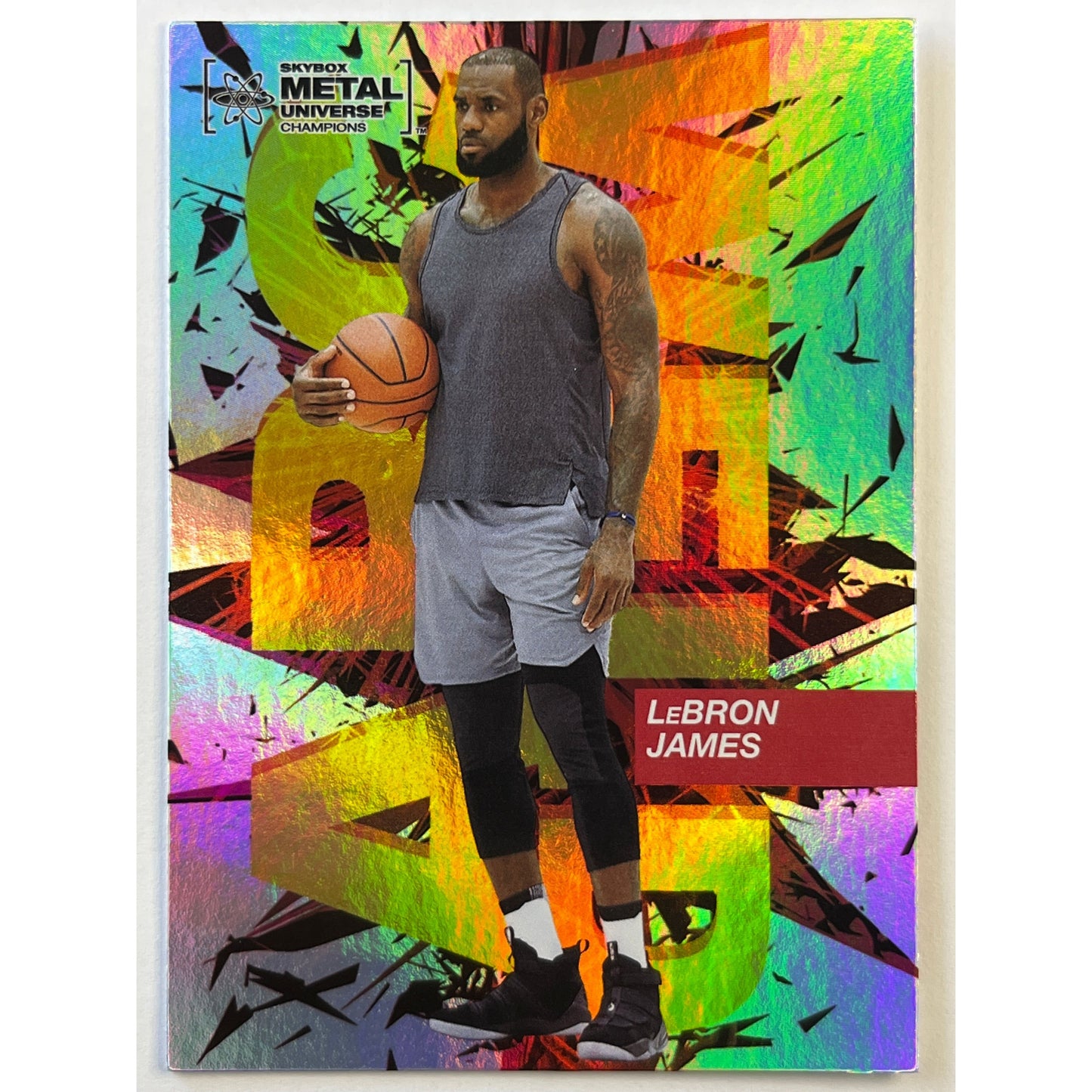 2021 Metal Universe LeBron James Arc Welder Holo Foil