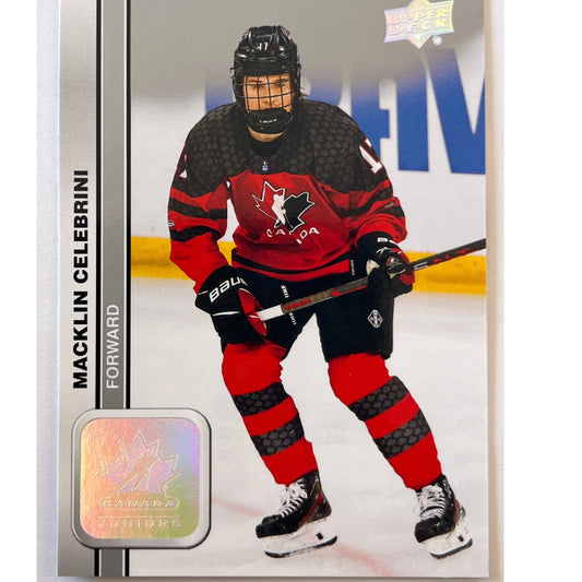 2023 Team Canada Juniors Macklin Celebrini Pre RC | Local Legends Cards & Collectibles