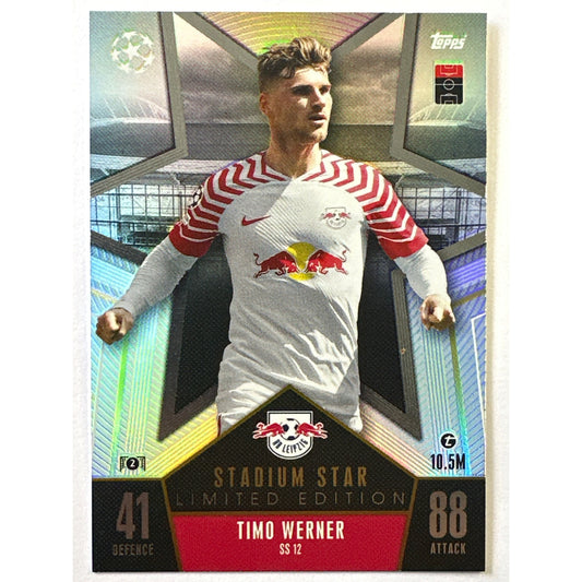 2022-23 Topps Match Attax Timo Werner Stadium Star Foil Holo
