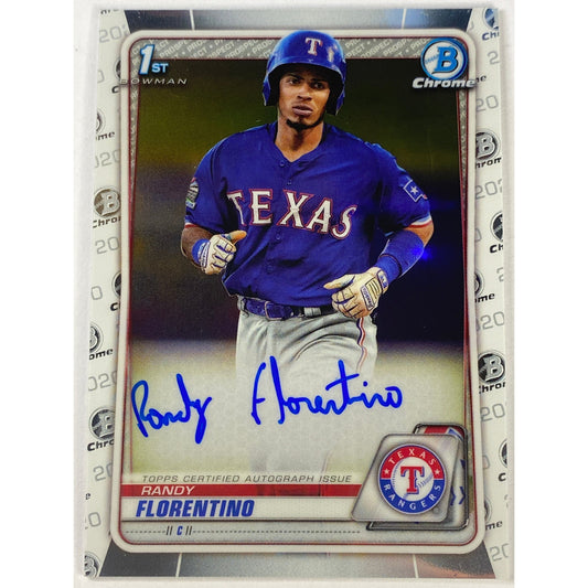 2020-21 Topps Bowman 1st Chrome Randy Florentino Auto | Local Legends Cards & Collectibles