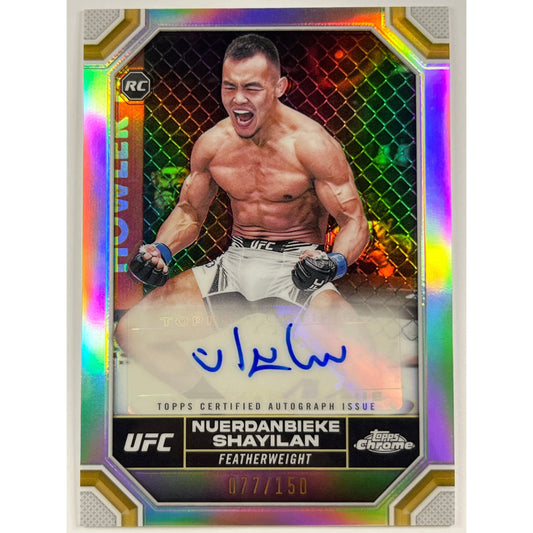 2024 Topps Chrome Nuerdanbieke Shayilan Rookie Auto Refractor /150 | Local Legends Cards & Collectibles