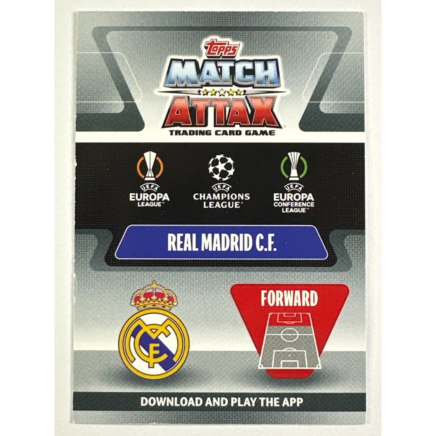 2021-22 Topps Match Attax Vini Jr. Out of This World Foil Parallel