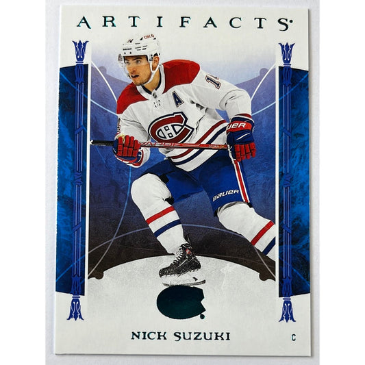 2022-23 Artifacts Nick Suzuki Teal Parallel | Local Legends Cards & Collectibles