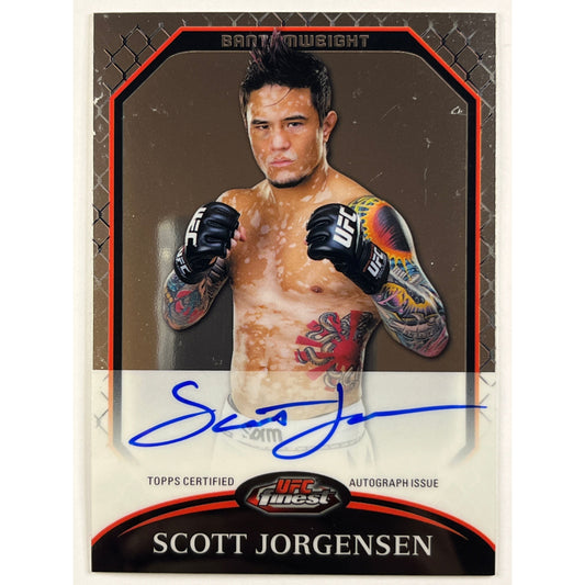 2011 Topps Finest Scott Jorgensen Auto | Local Legends Cards & Collectibles