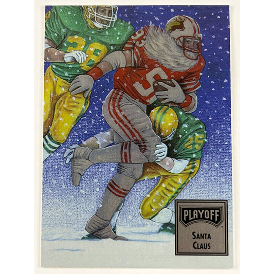 1993 Playoff Santa Claus Techrome | Local Legends Cards & Collectibles