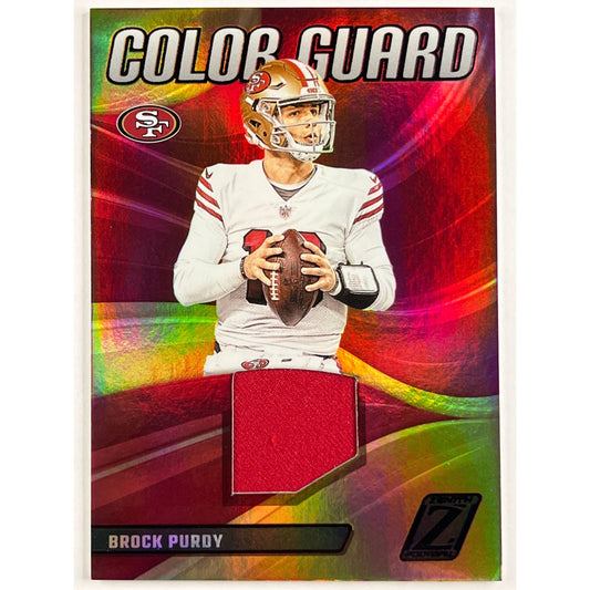 2023 Zenith Brock Purdy Color Guard Patch | Local Legends Cards & Collectibles