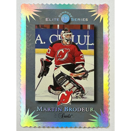 1994 Donruss Elite Series Martin Brodeur Die Cut Silver Holo /10,000