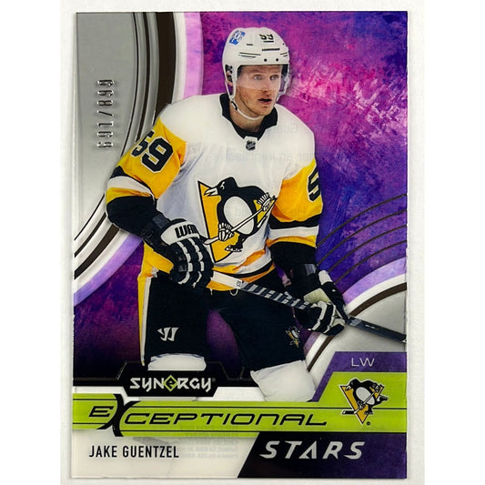 2021-22 Synergy Jake Guentzel Exceptional Stars /899 | Local Legends Cards & Collectibles