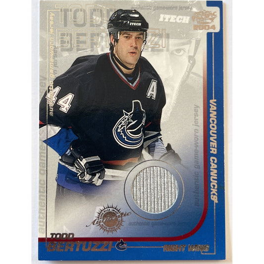 2003-04 Pacific Todd Bertuzzi Game Worn Jersey | Local Legends Cards & Collectibles