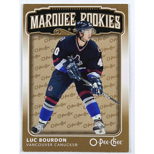 2006-07 O-Pee-Chee Luc Bourdon Marquee Rookies | Local Legends Cards & Collectibles