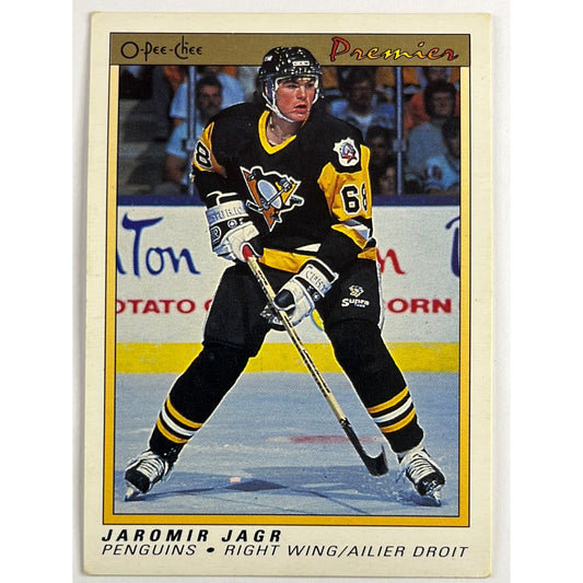 1990-91 O-Pee-Chee Jaromir Jagr RC | Local Legends Cards & Collectibles