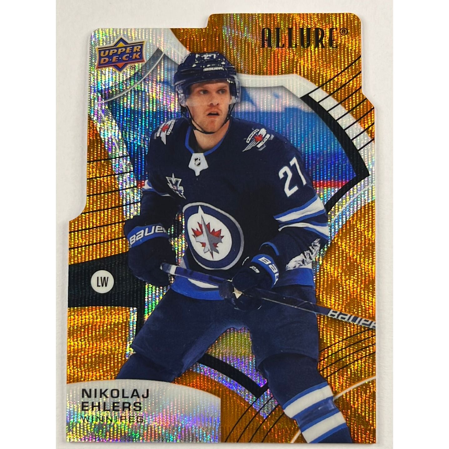 2021-22 Allure Nikolaj Ehlers Orange Slice Die Cut