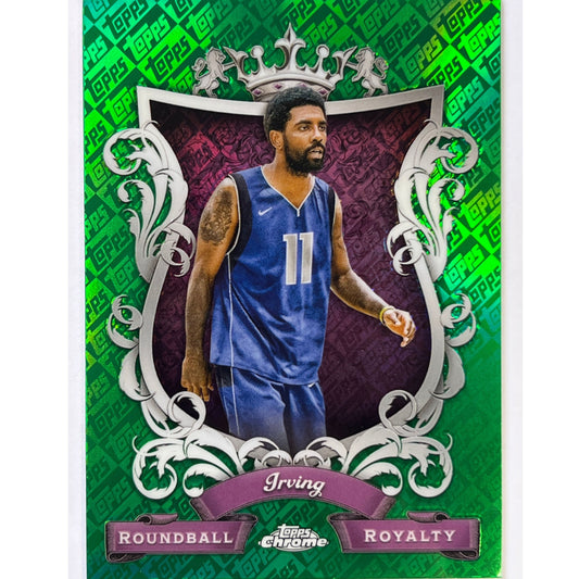 2024 Topps Chrome Kyrie Irving Roundball Royalty Green Logo Refractor | Local Legends Cards & Collectibles
