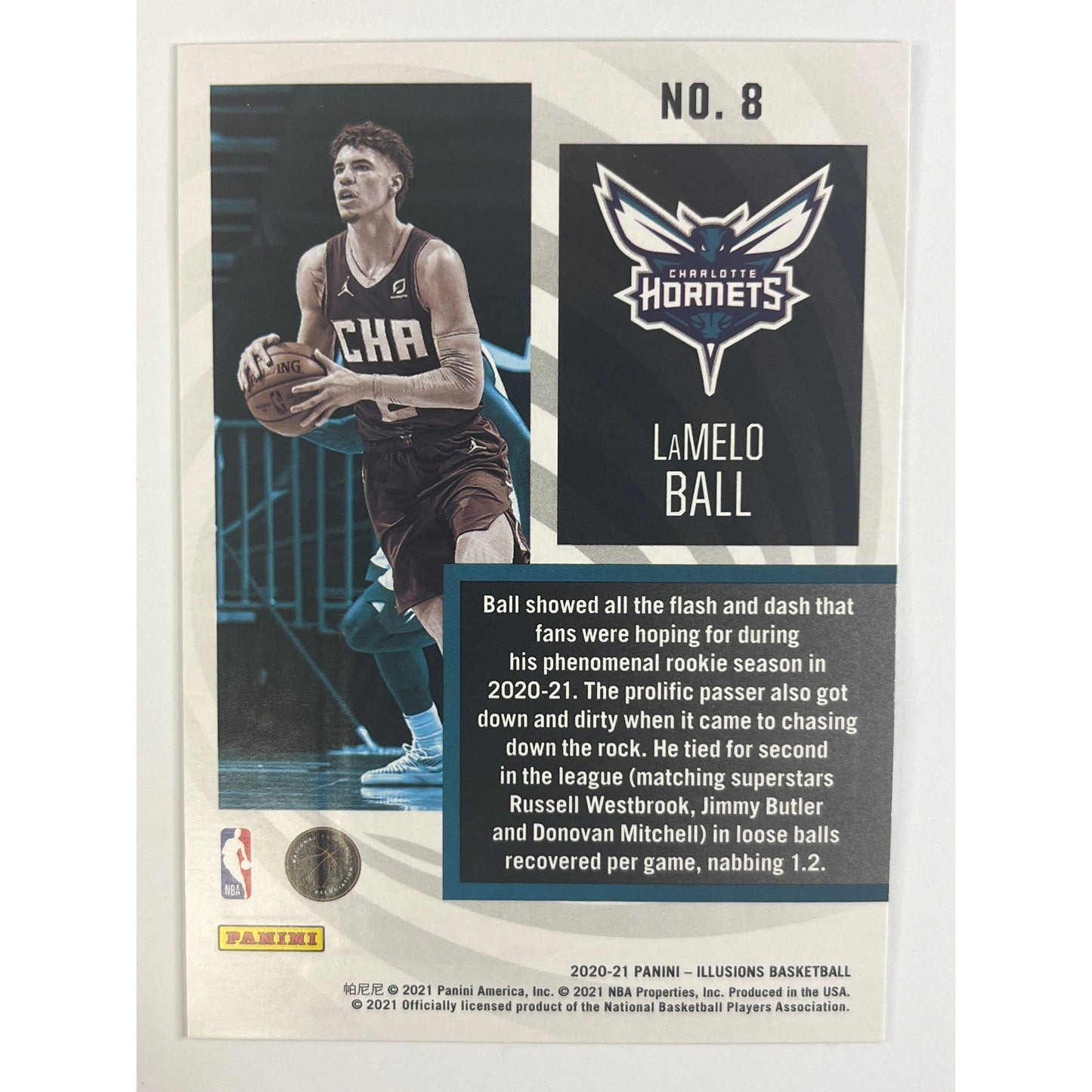 2020-21 Panini Illusions LaMelo Ball Instant Impact RC