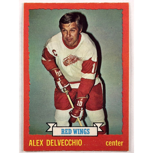 1973-74 O-Pee-Chee Alex Delvecchio #1 | Local Legends Cards & Collectibles