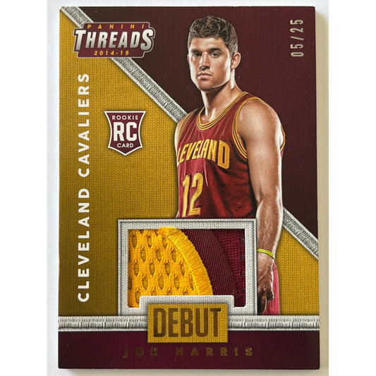 2014-15 Threads Joe Harris Debut Jersey Patch 05/25 | Local Legends Cards & Collectibles