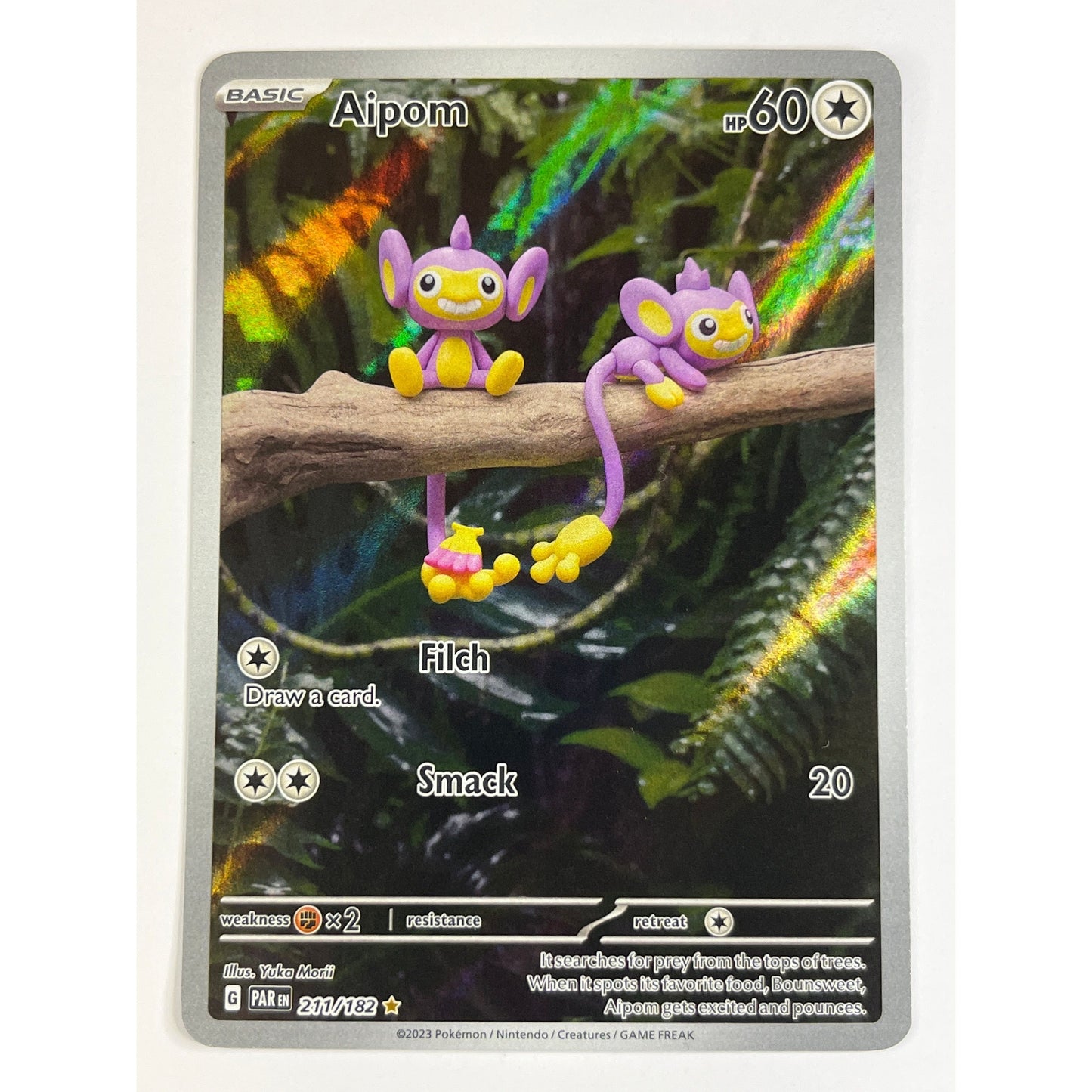 Aipom Holo Art Rare 211/182