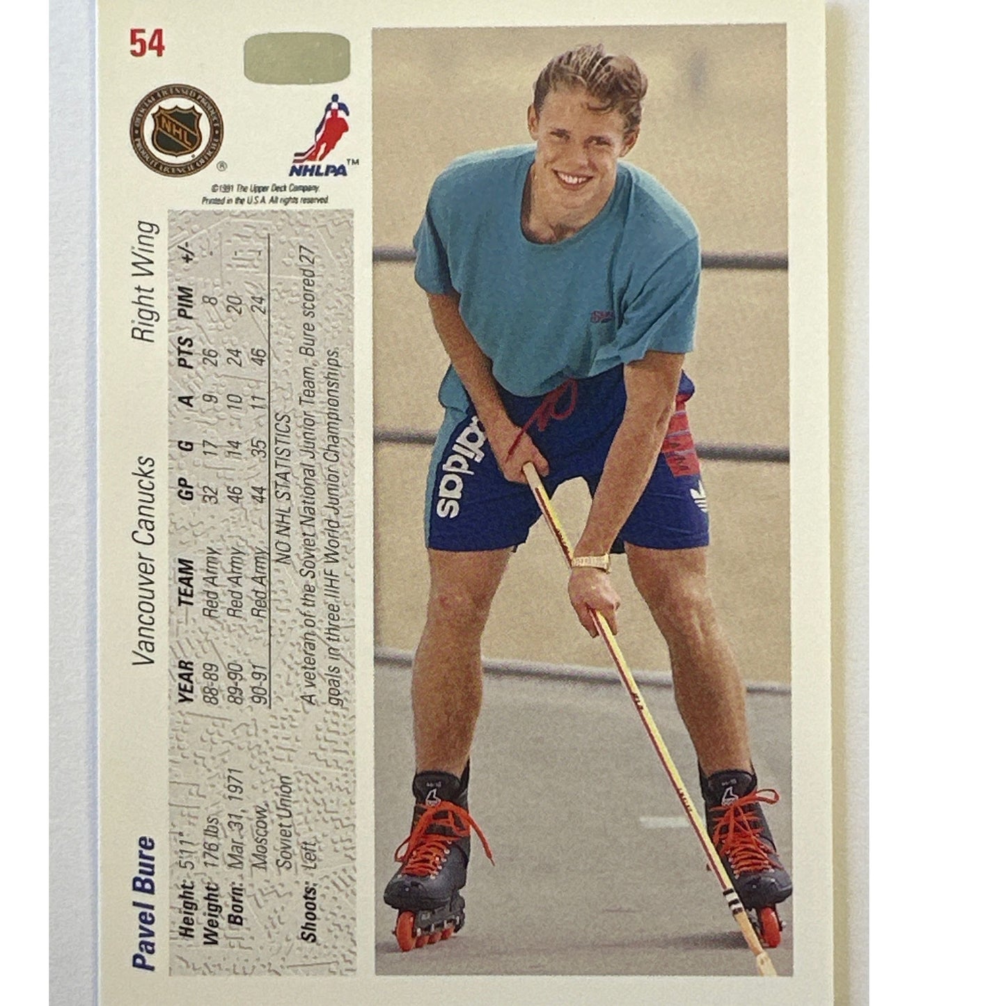 1991-92 Upper Deck Pavel Bure RC