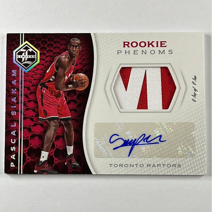 2016-17 Panini Limited Pascal “Spicy P” Siakam Rookie Phenoms Patch Auto 1/1