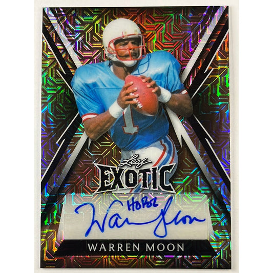 2023 Leaf Warren Moon Inscribed “HOF” Auto 2/3