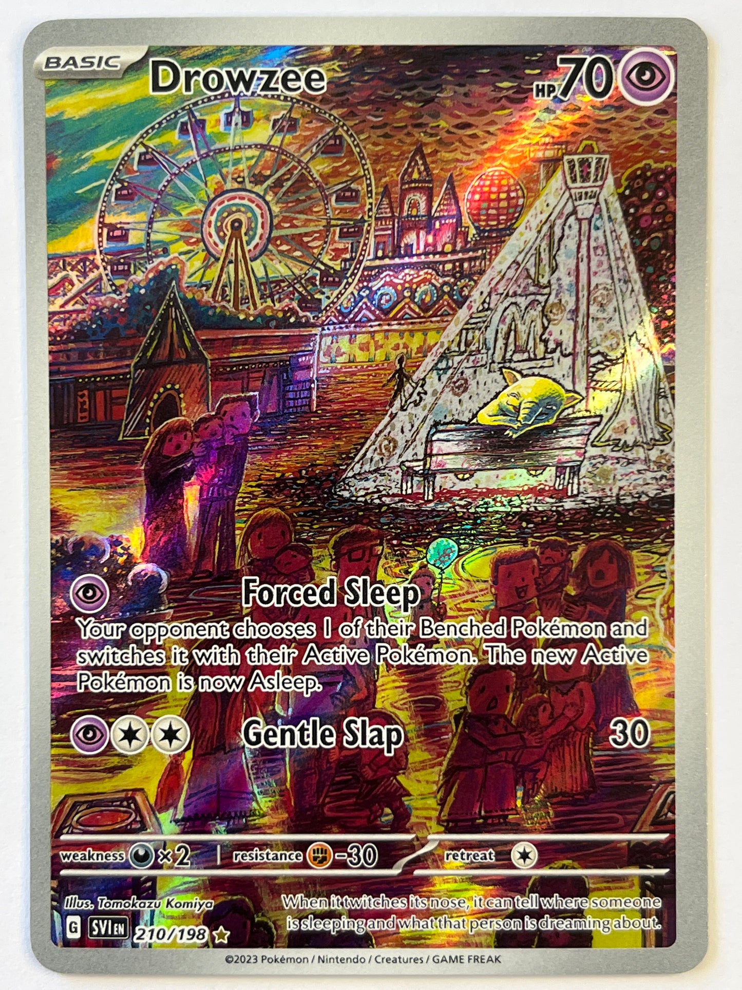 Drowzee Holo Illustration Rare 210/198