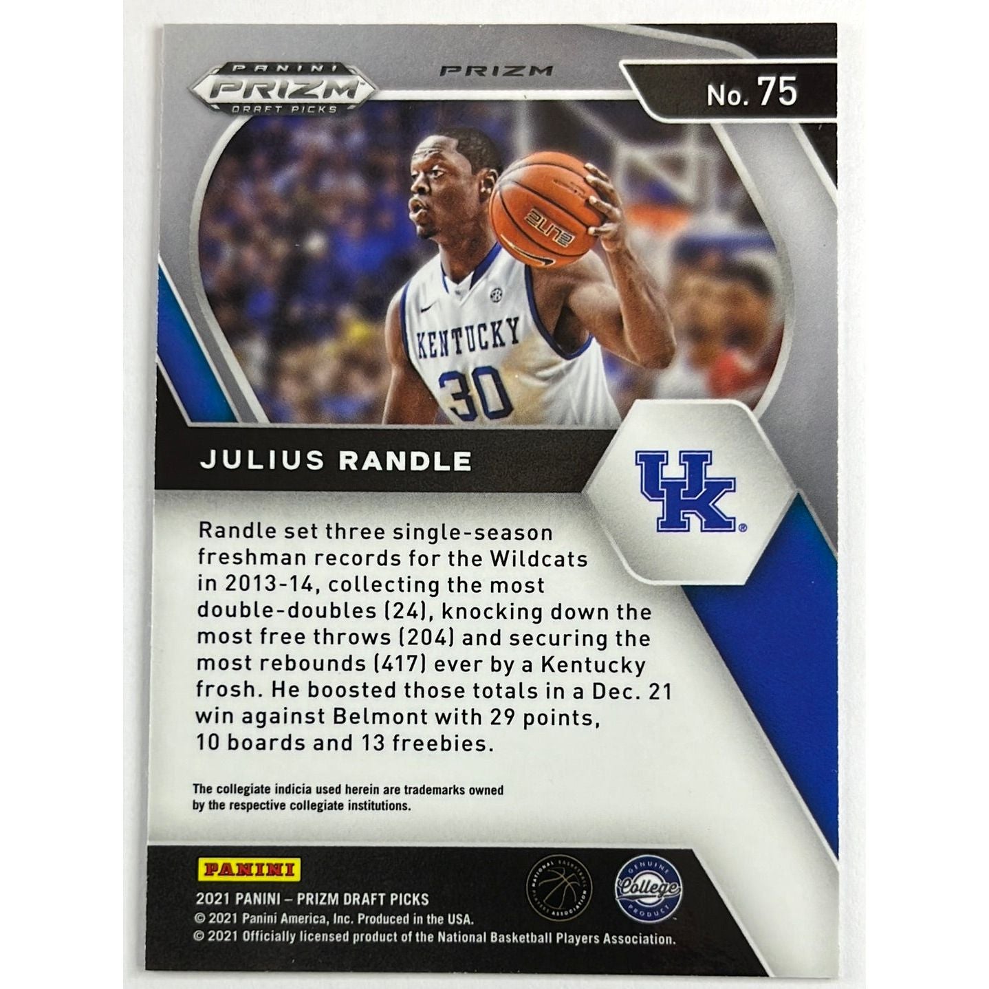 2021 Prizm DP Julius Randle Red White Blue Prizm | Local Legends Cards & Collectibles