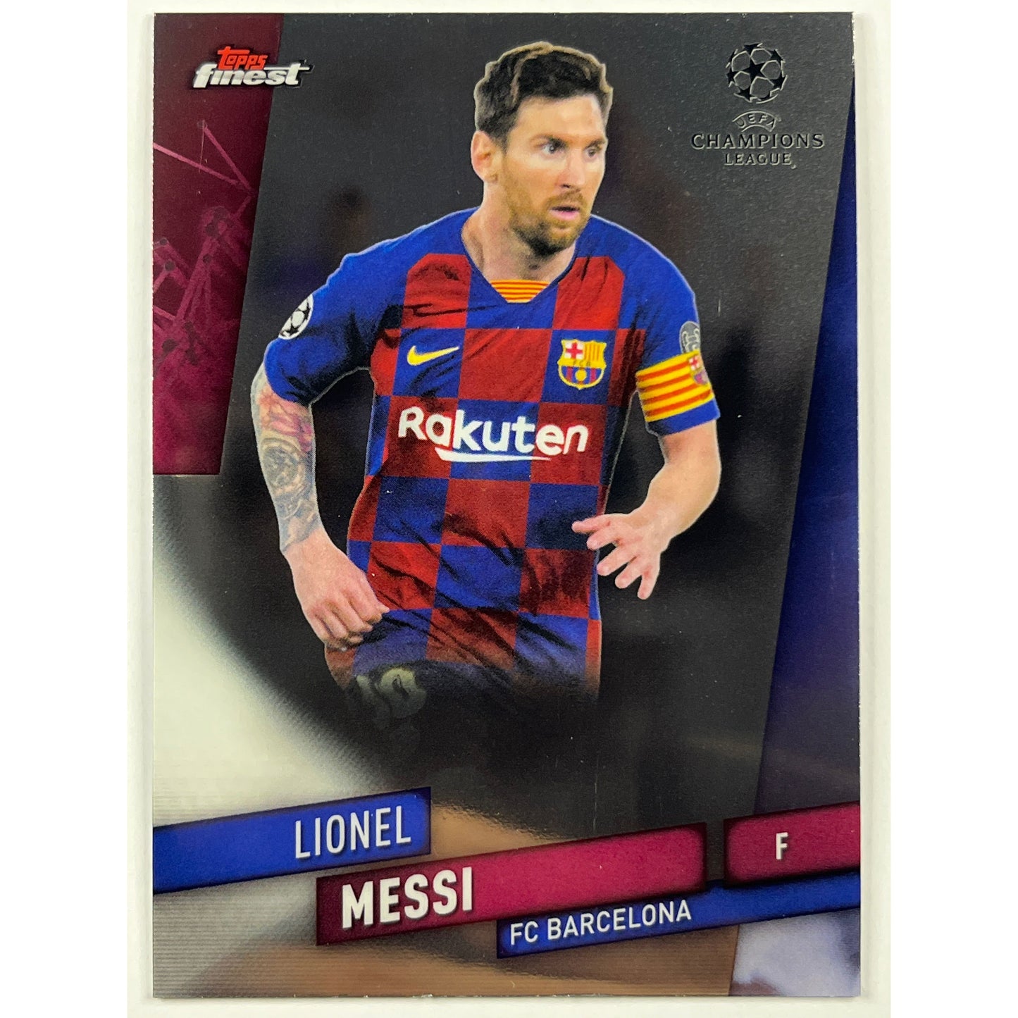 2019-20 Topps Finest Lionel Messi #1