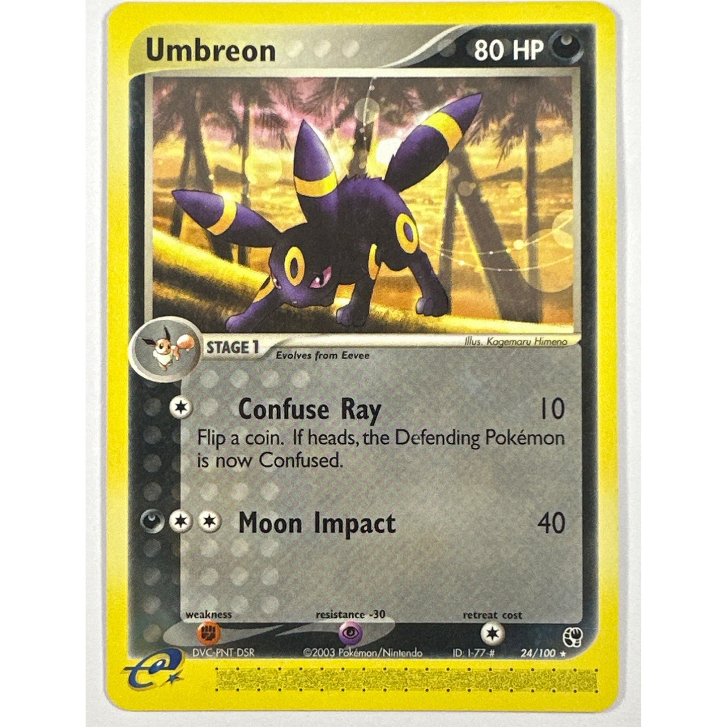 Umbreon Non Holo Rare 24/100