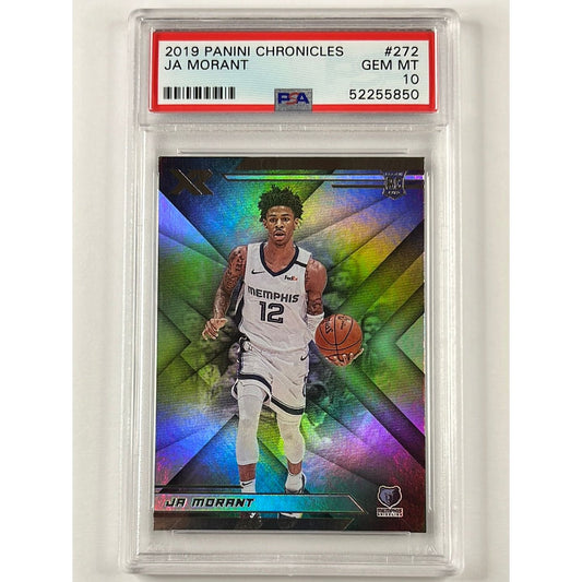 2019-20 Panini Chronicles XR Ja Morant RC PSA 9 MINT | Local Legends Cards & Collectibles