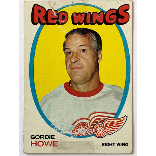 1971-72 Topps Gordie Howe #70 | Local Legends Cards & Collectibles