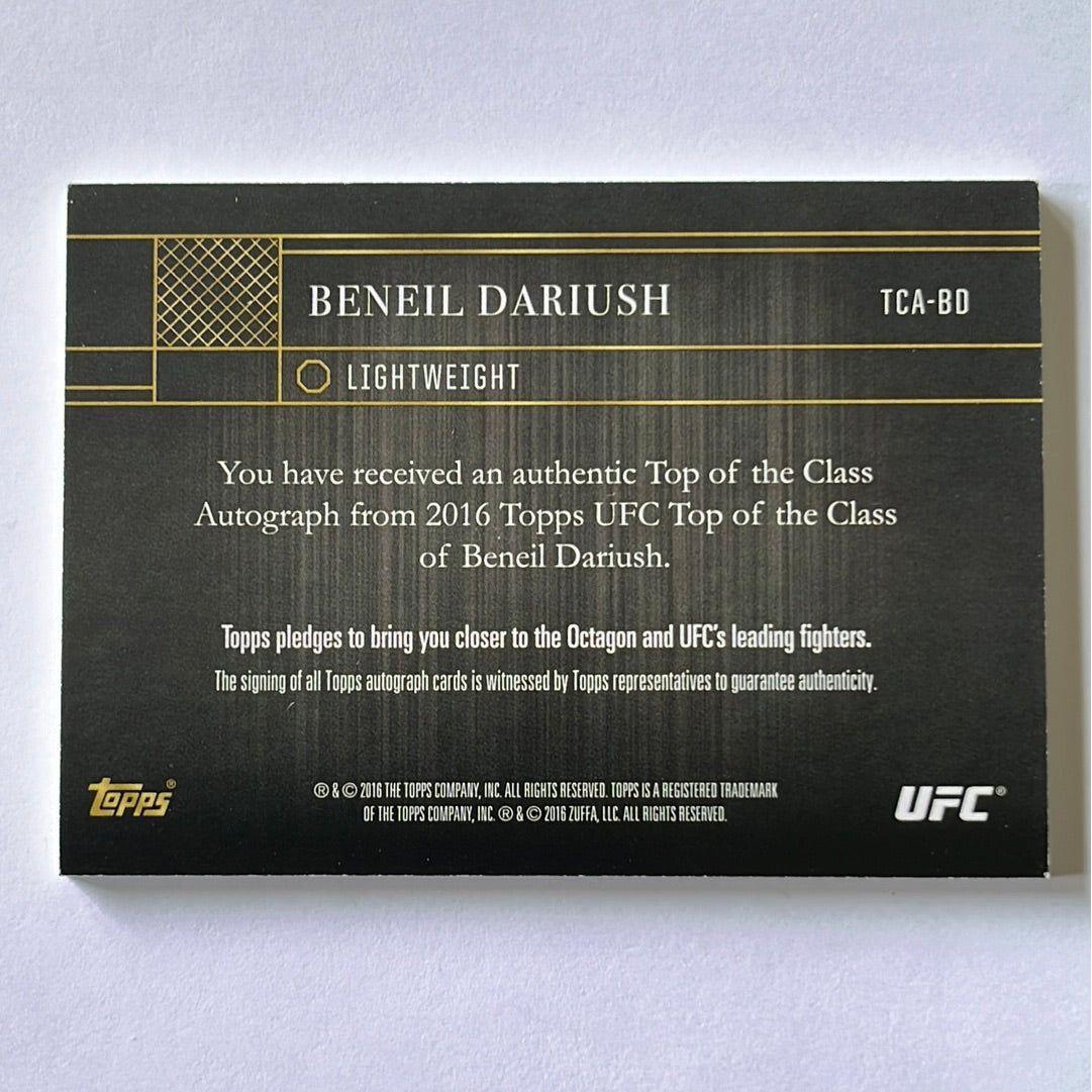 2016 Topps Top of Class Beneil Dariush Auto 06/25 | Local Legends Cards & Collectibles