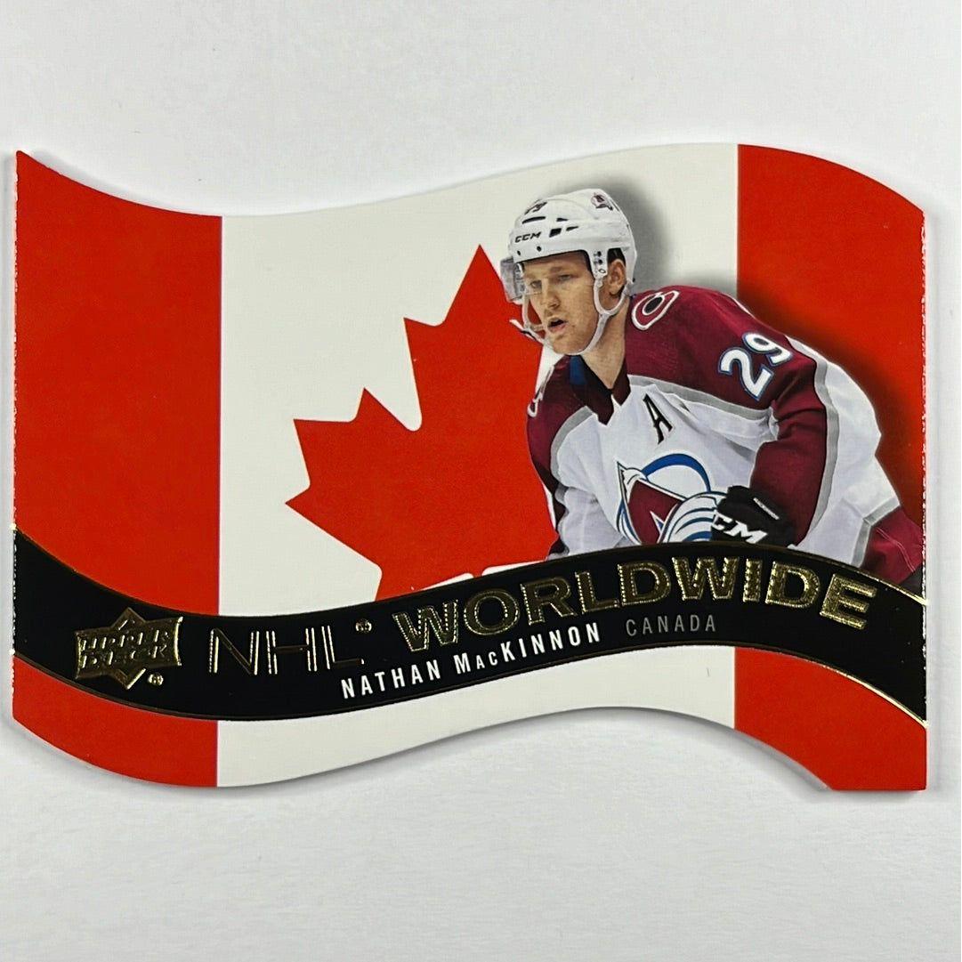 2020-21 series 1 Nathan Mackinnon Worldwide Die-Cut SP