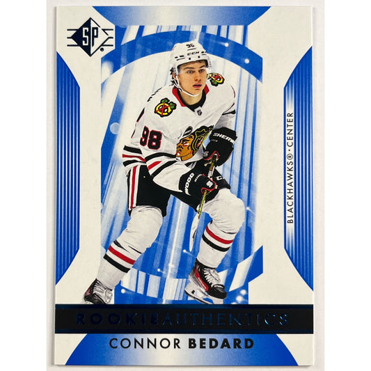 2023-24 SP Connor Bedard Rookie Authentics Blue Foil RC | Local Legends Cards & Collectibles