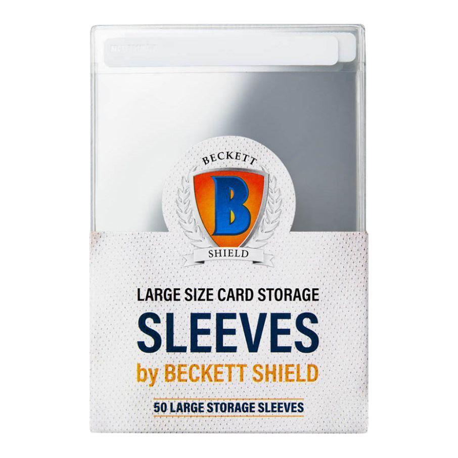 Beckett Shield Large Size Semi Rigid Sleeves for Grading | Local Legends Cards & Collectibles