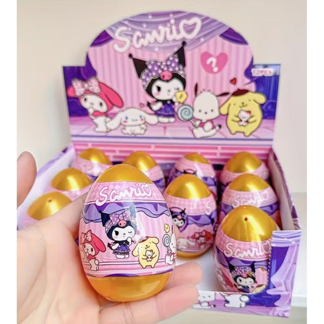 Sanrio Hello Kitty Egg Capsule Mystery Blind Figure Keychain Ball