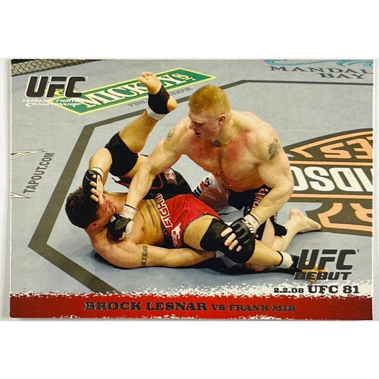 2009 Topps 1st Round Brock Lesnar RC | Local Legends Cards & Collectibles