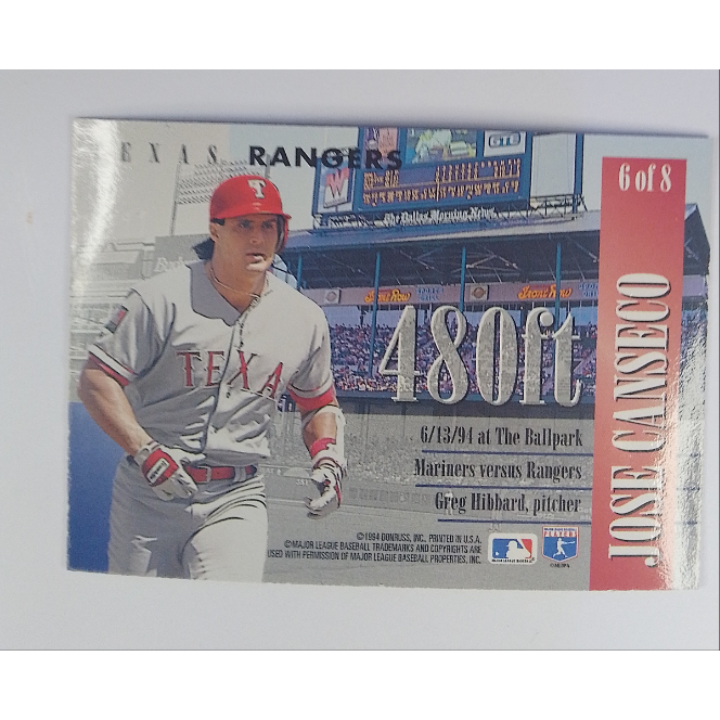1994-95 Donruss Jose Canseco Long Ball Leaders