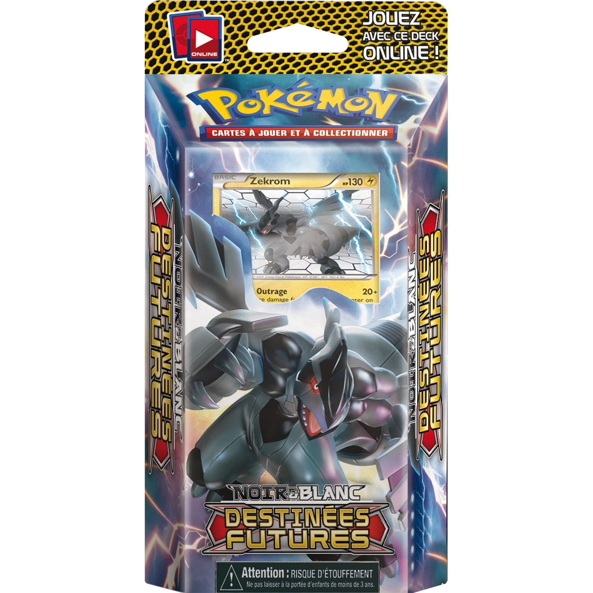 Pokémon Black & White Next Destinies Zekrom Voltage Vortex Theme Deck - FRENCH | Local Legends Cards & Collectibles