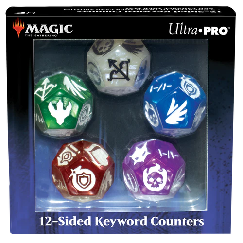 Ultra Pro Magic: The Gathering 12 Sided Keyword Counters - 5 Pack | Local Legends Cards & Collectibles
