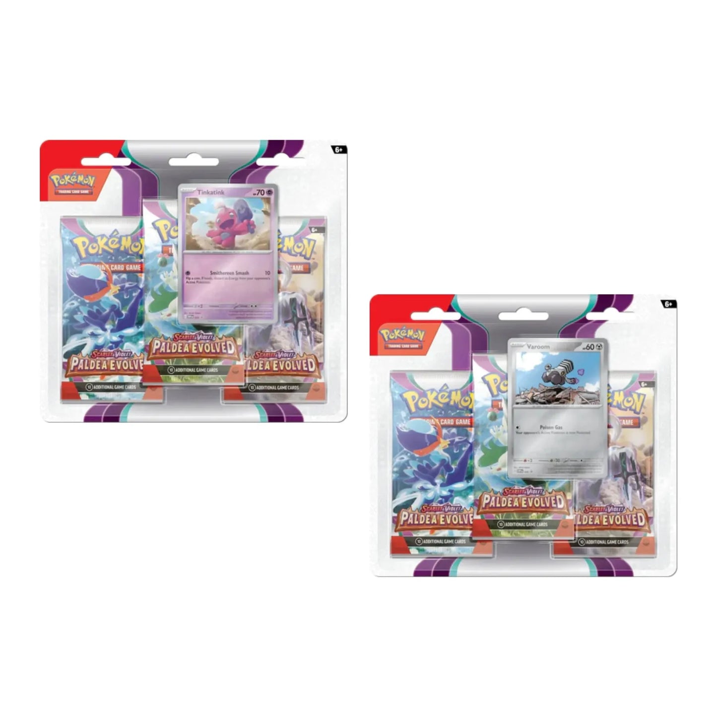 Pokémon Paldea Evolved 3 Pack + Promo Blister Pack