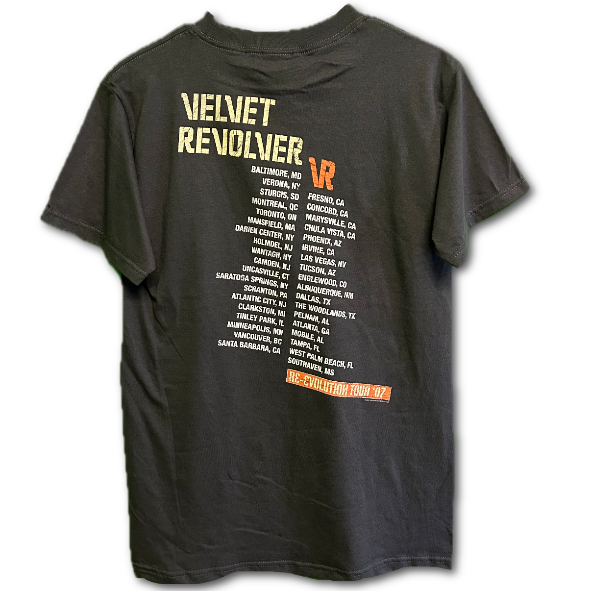 Official Velvet Revolver 2007 Re-Evolution Tour Shirt SM | Local Legends Cards & Collectibles