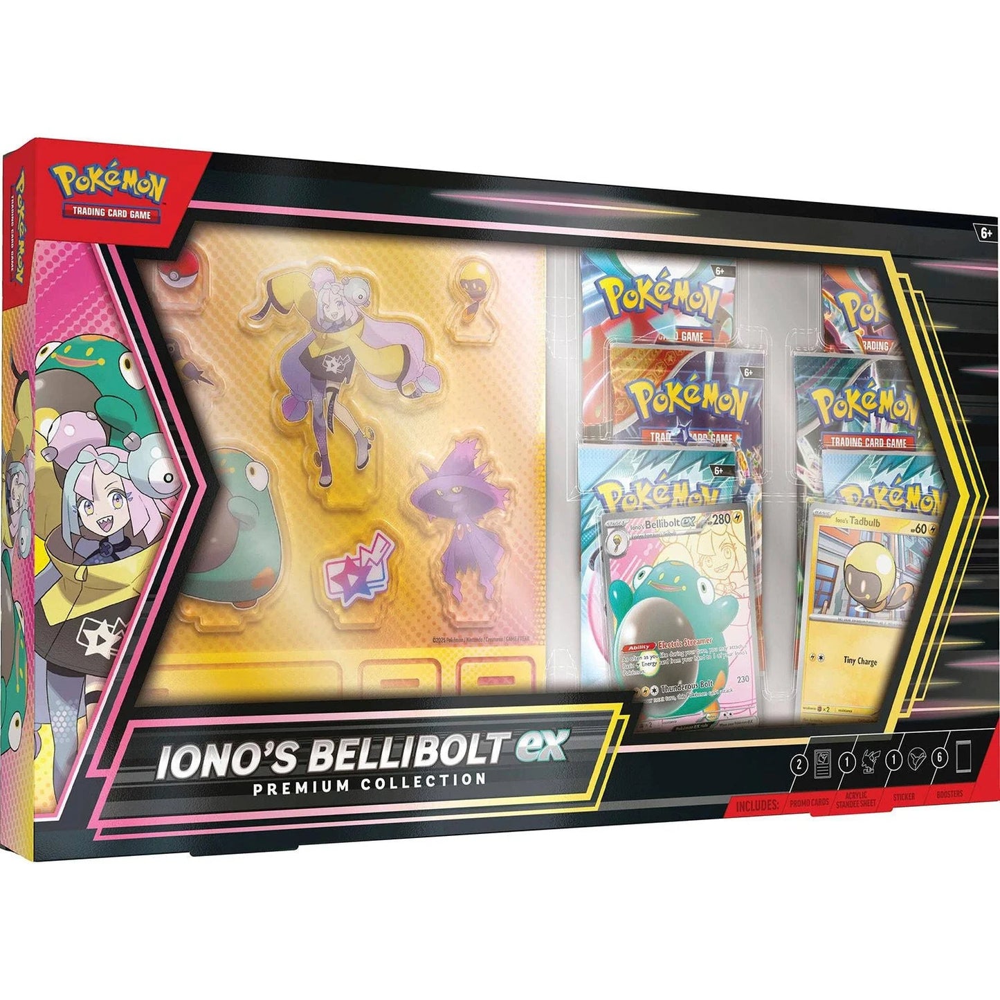 Pokémon Iono’s Bellibolt EX Premium Collection Box | Local Legends Cards & Collectibles