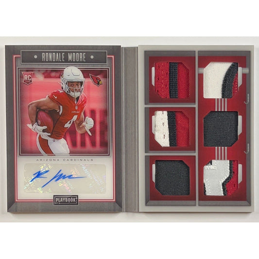2021 Panini Playbook Rondale Moore Rookie Signature Locker /99 | Local Legends Cards & Collectibles